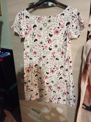 Maglietta bimba H&Mi Young fantasia chitarre fiori