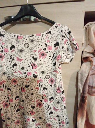 Maglietta bimba H&Mi Young fantasia chitarre fiori