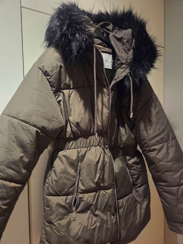 Plumas Mango Verde Oliva