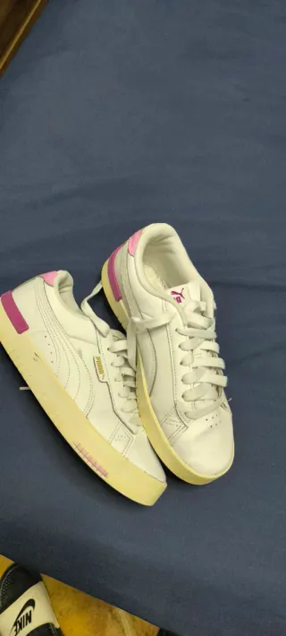Zapatillas Puma Jada Blend Mujer Blancas Rosas