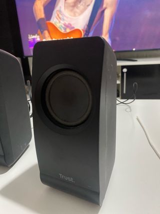 Altavoces Trust negros