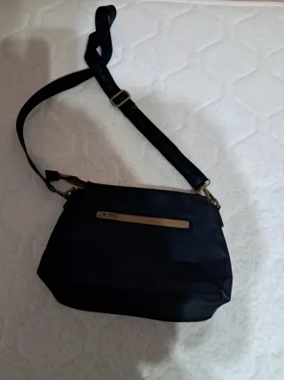 Bolso bandolera Don Algodón negro y marrón