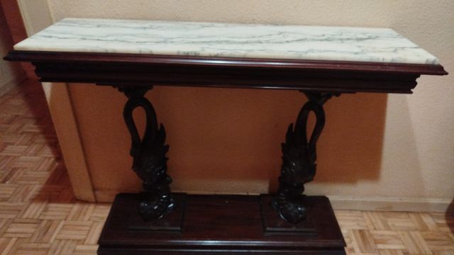 Aparador vintage mármol y madera