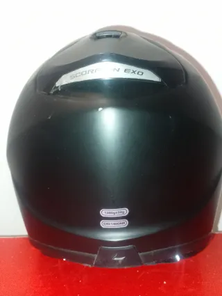 Casco Scorpion axo 1400 air omologato nero.