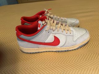 Zapatillas Nike Dunk Gris y Rojo