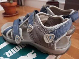 Sandalias deportivas Quechua gris y azul