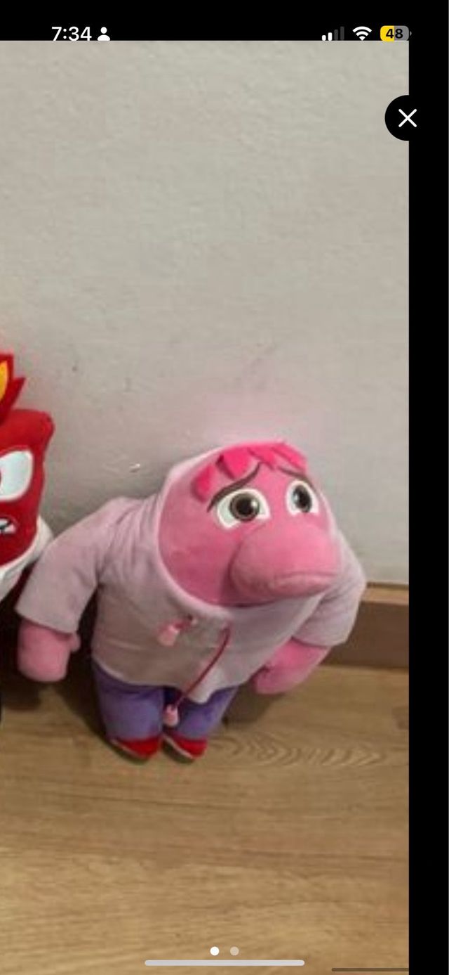 Peluches Del Revés  tristeza , alegría y vergüenza