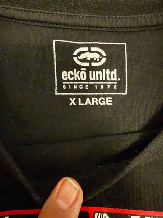 Camiseta Ecko Unltd. Manga Larga Negra