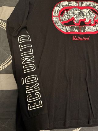 Camiseta Ecko Unltd. Manga Larga Negra