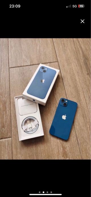 iPhone 13 blu come nuovo