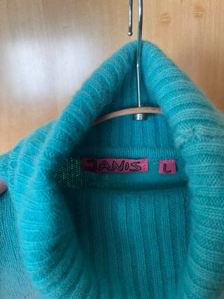 Jersey lana juvenil degradado azul