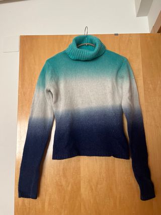 Jersey lana juvenil degradado azul