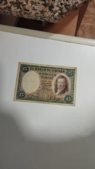 Billete 25 Pesetas Banco de España 1931