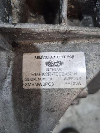 Caja de cambios Ford RMFK2R-7002-GGB