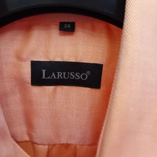 Camicia uomo LARUSSO arancione taglia 39