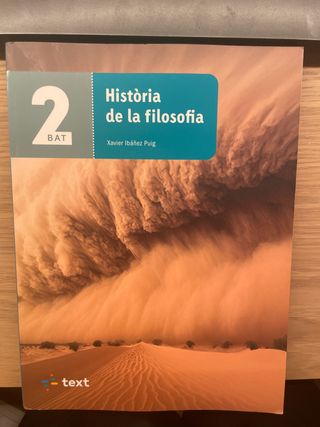 Història de la filosofia 2n Batxillerat