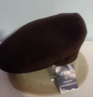 Gorra parpusa lana invierno marrón