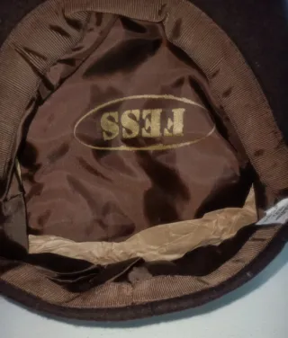 Gorra parpusa lana invierno marrón