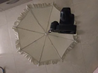 Sombrilla y flexo para carrito de bebé