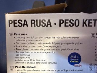 Crivit Pesa Rusa Kettlebell 6kg