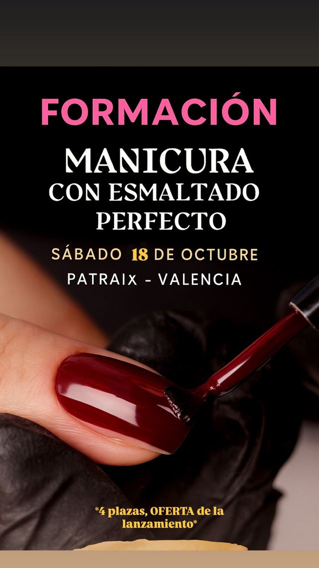 formación de uñas semipermanente.