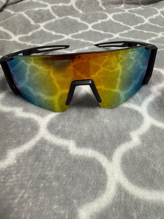 Occhiali da sole sportivi neri multicolore