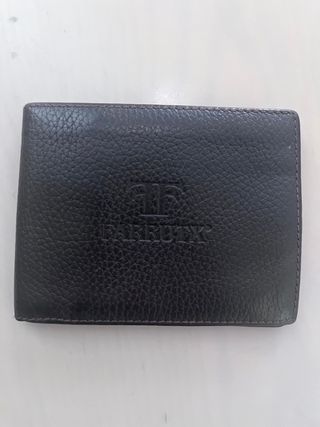Cartera de piel FARRUTX marrón