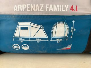 Tienda de campaña Arpenaz Family 4.1