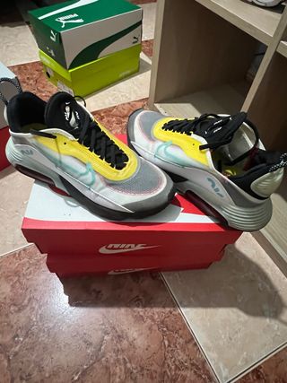 Botines Nike Air Max 2090 Blanco Amarillo