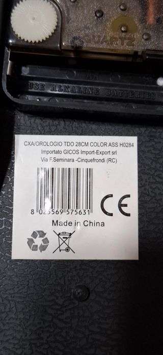 Orologio da parete colorato