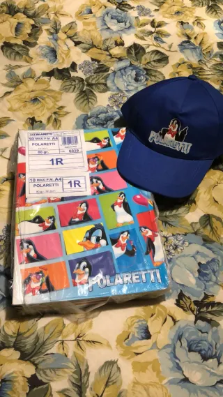 10 quadernoni Polaretti + cappellino