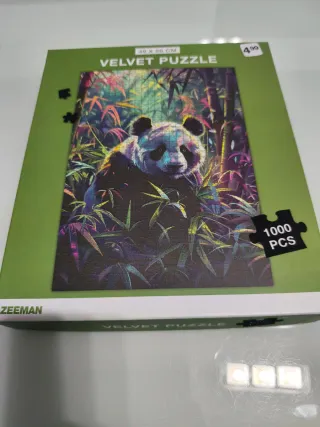 Puzzle Oso Panda Velvet 1000 Piezas