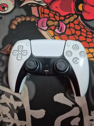 Mando PS5 DualSense blanco + Joysticks Magnéticos