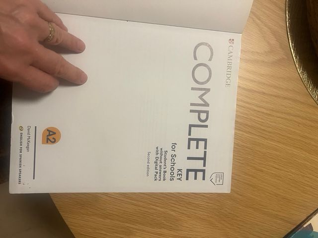 Complete Key for Schools English for Spanish Sp...