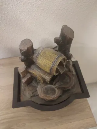 Mini fuente de agua eléctrica decorativa