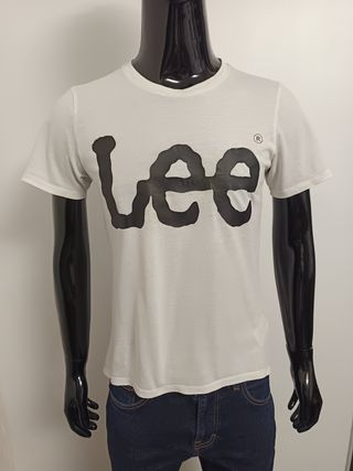 Camiseta Lee Blanca Logo Grande
