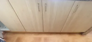 Puertas de cocina haya madera clara