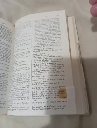 Diccionario griego clásico español