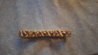 Pulsera color oro y plateada