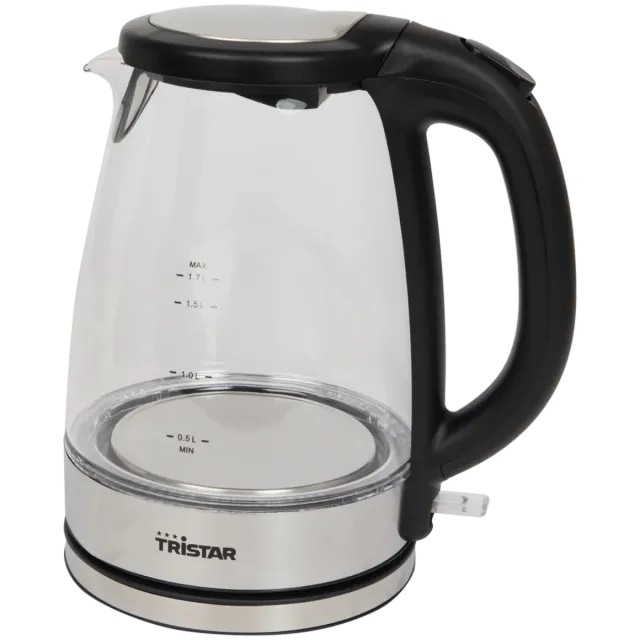 Hervidor de agua Tristar cristal 1.7L