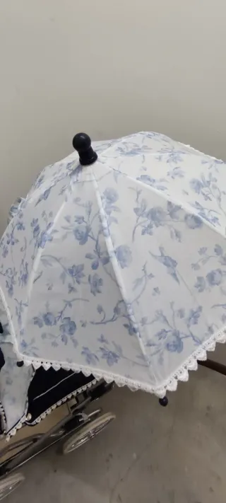 Carrito de bebé Reborn clásico