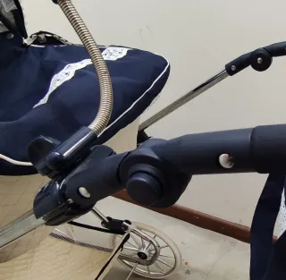 Carrito de bebé Reborn clásico