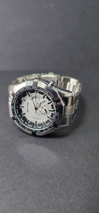 Reloj Mstianq Talla 50mm Plata/Blanco