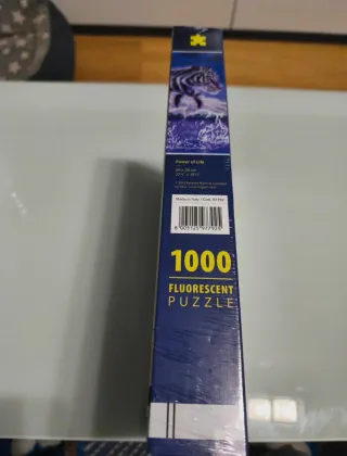 Puzzle Tigre Clementoni 1000 piezas Brilla Oscuri
