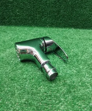 Grifo de Bidé Metálico Plateado