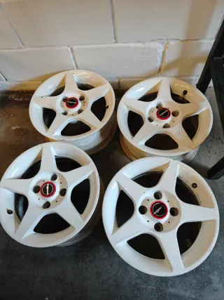 Llantas Speedline 14 4x108 Blancas