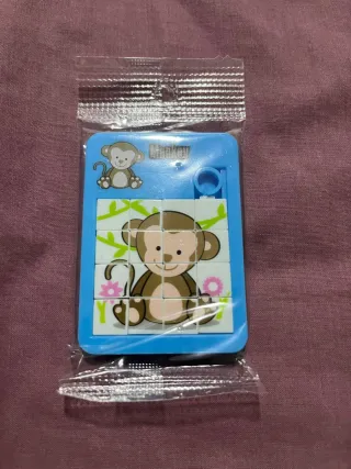 Puzzle deslizante mono infantil