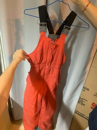 Mono de esquí naranja Talla 12-13