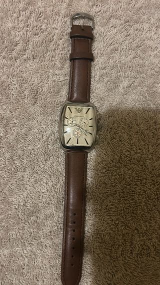 Reloj Cronógrafo Emporio Armani Marrón/Plata