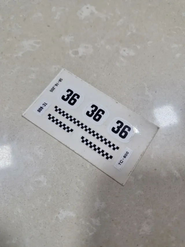 Pegatinas Scalextric seat600 vintage